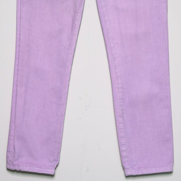 STAUD Lilac Purple 100% Cotton "Blonde Pants Orchid Rose" Jeans Women's Size 26 - Picture 4 of 10